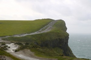 gloomy day at the cliffs 